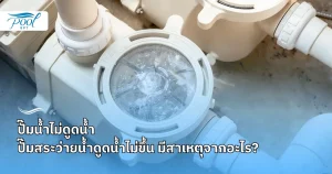 ปั๊มน้ำไม่ดูดน้ำ ปั้มสระว่ายน้ำดูดน้ำไม่ขึ้น
